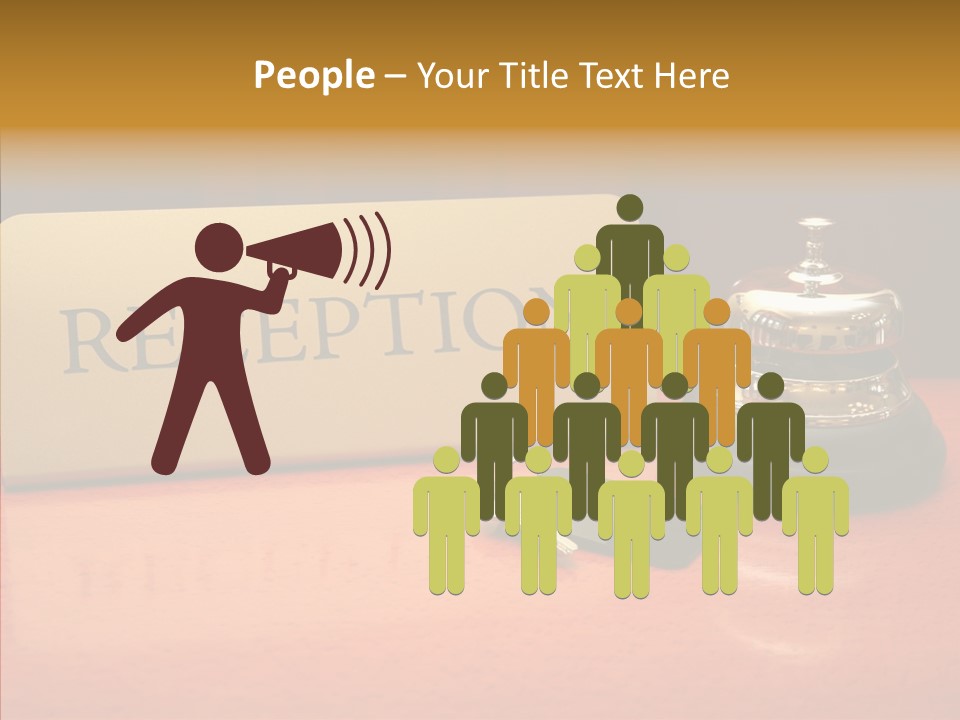 Comfortable Guest Desk PowerPoint Template