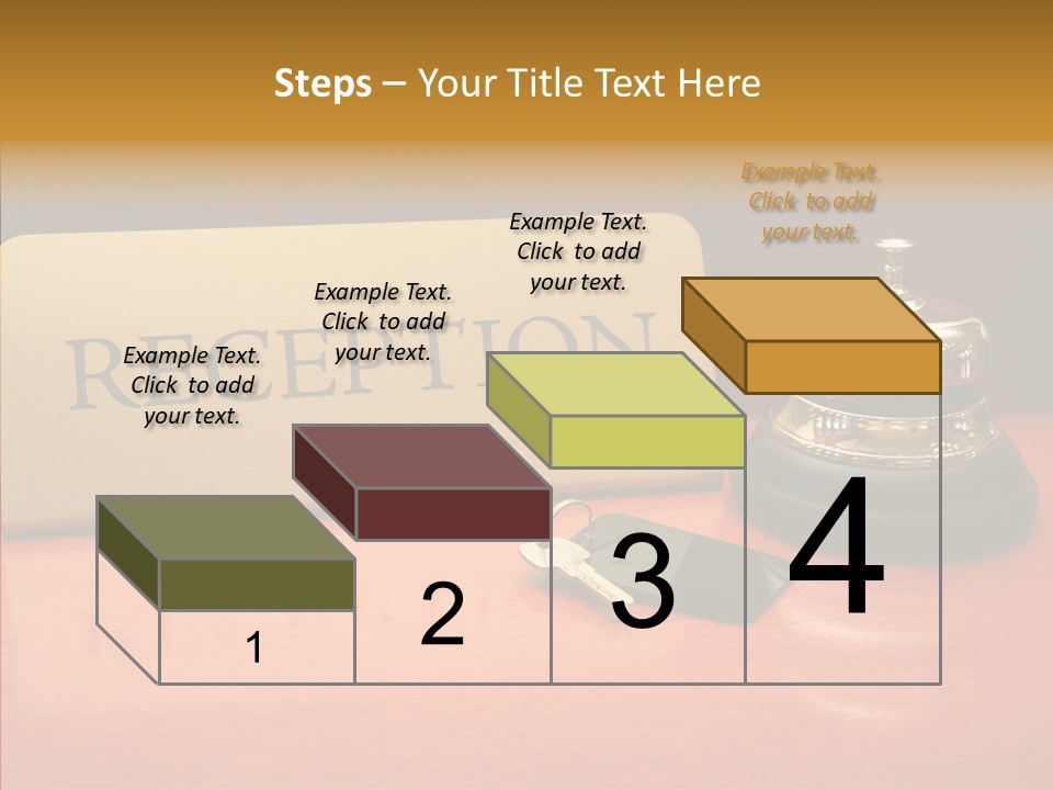 Comfortable Guest Desk PowerPoint Template