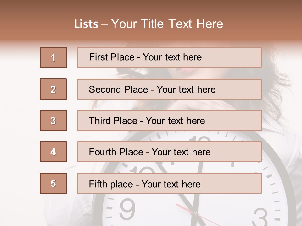Beautiful Natural Portrait PowerPoint Template