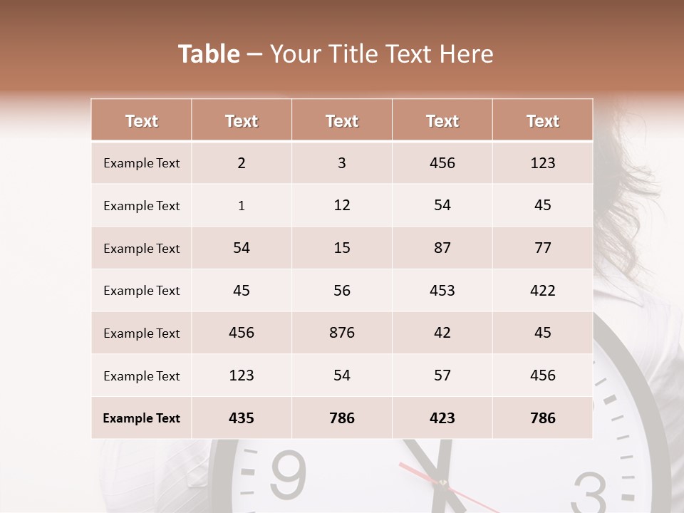 Beautiful Natural Portrait PowerPoint Template