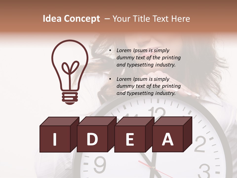 Beautiful Natural Portrait PowerPoint Template