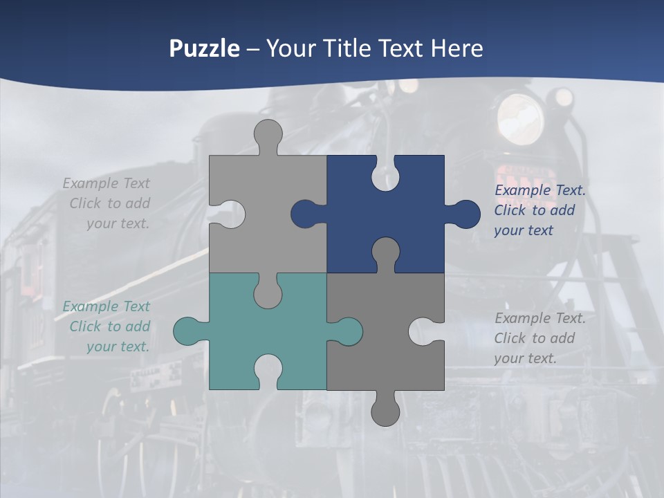 Dream Clouds Steam PowerPoint Template