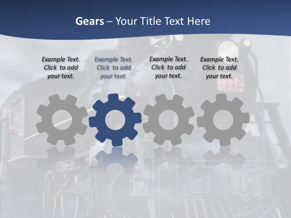 Dream Clouds Steam PowerPoint Template