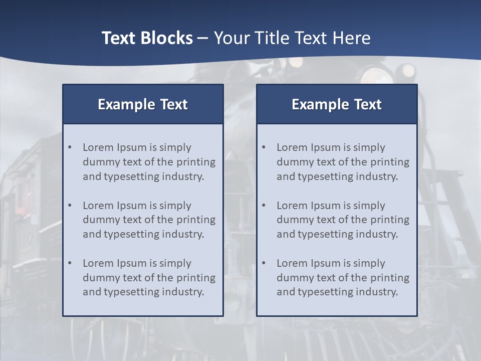 Dream Clouds Steam PowerPoint Template