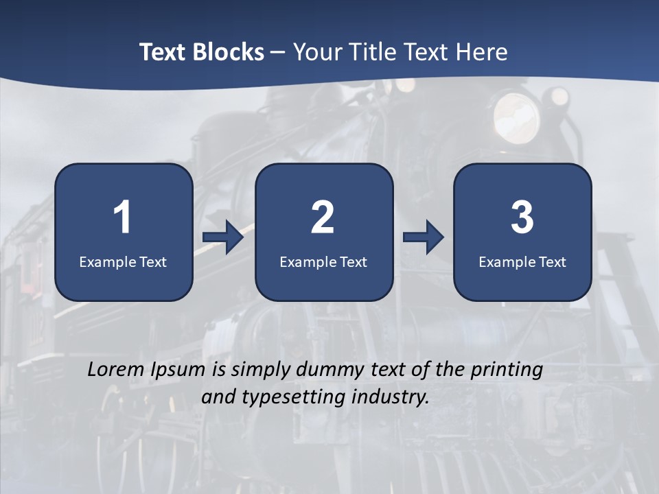 Dream Clouds Steam PowerPoint Template