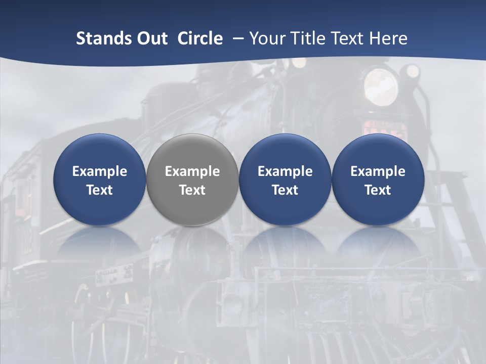 Dream Clouds Steam PowerPoint Template