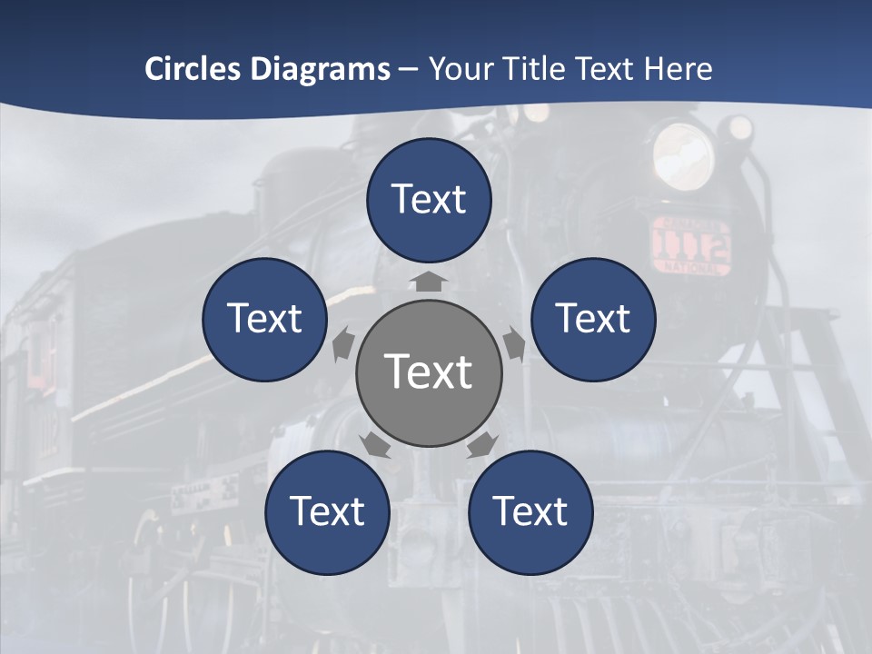 Dream Clouds Steam PowerPoint Template