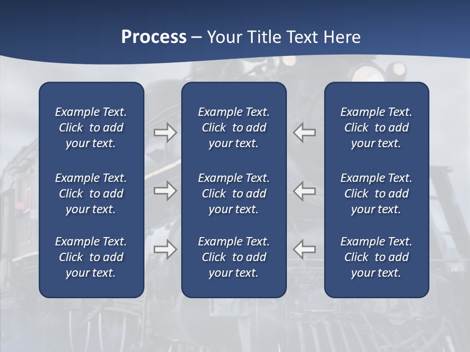 Dream Clouds Steam PowerPoint Template