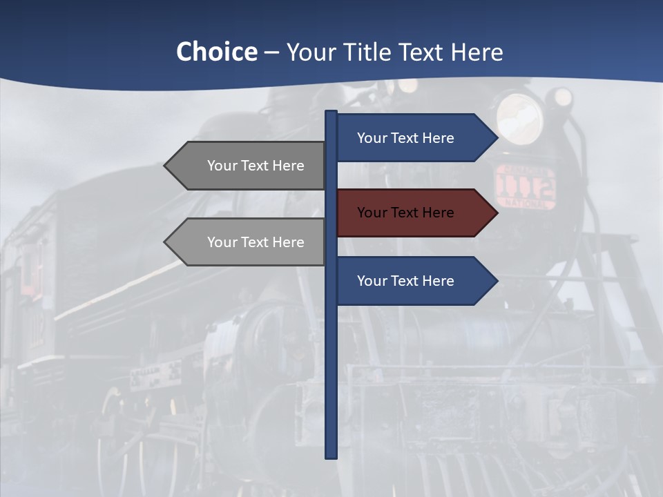 Dream Clouds Steam PowerPoint Template