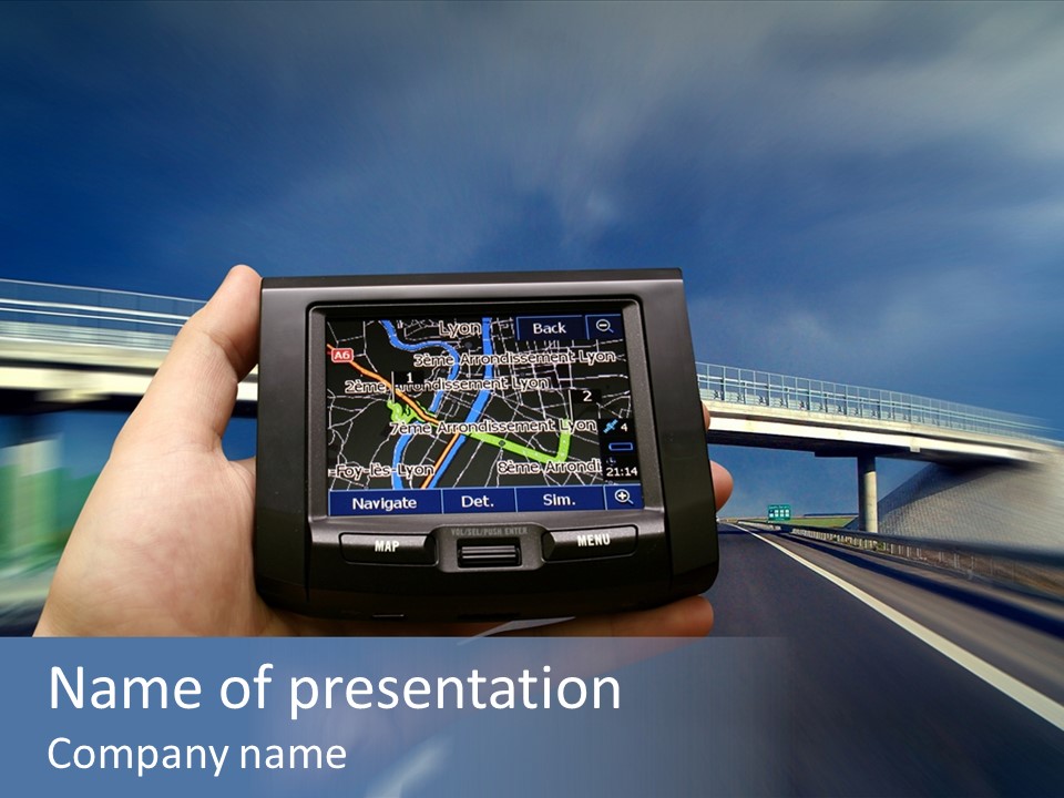 Dash Driver Automotive PowerPoint Template