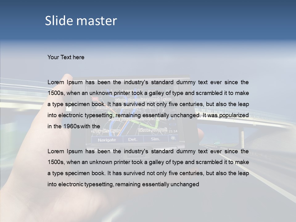 Dash Driver Automotive PowerPoint Template
