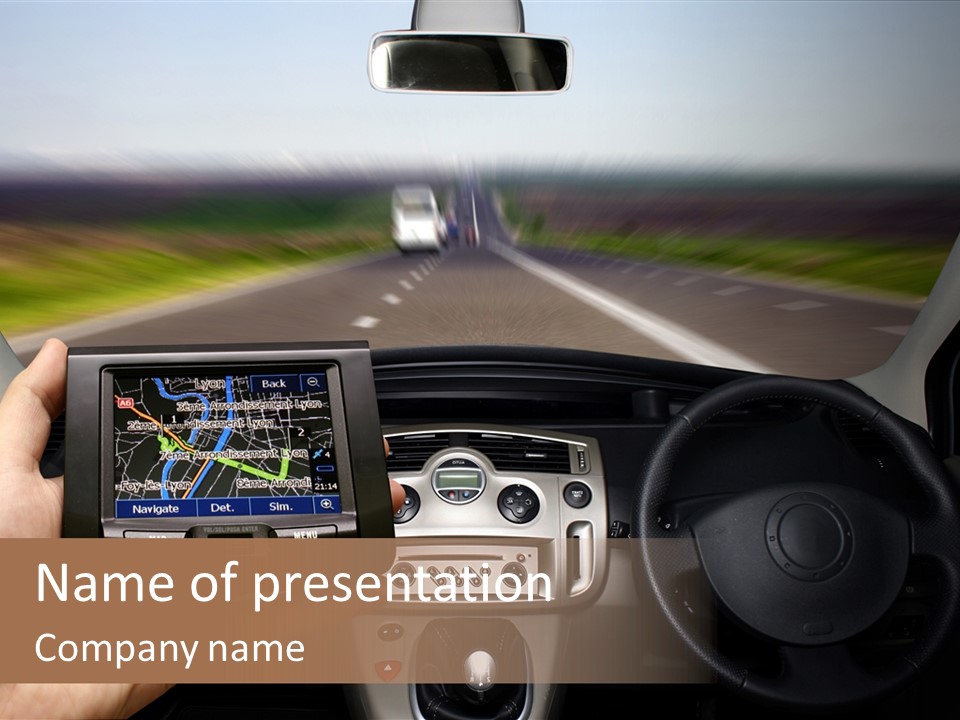 Drive Locate Controls PowerPoint Template