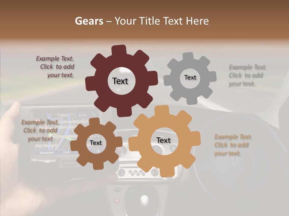 Drive Locate Controls PowerPoint Template