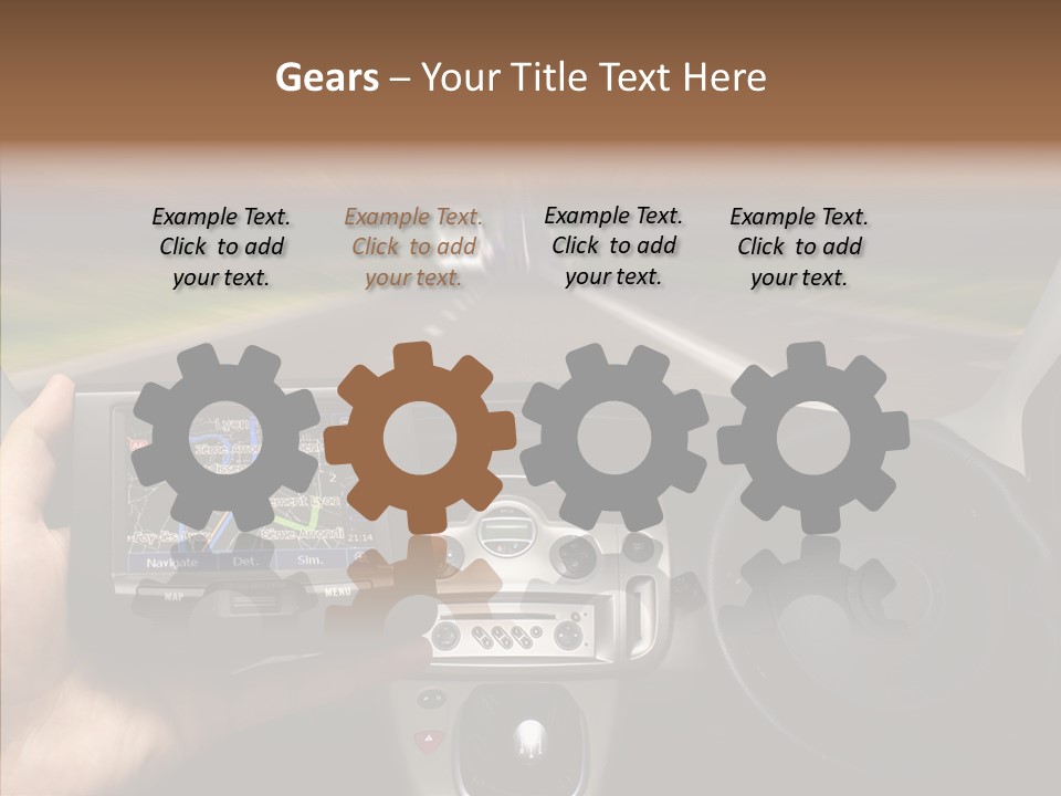 Drive Locate Controls PowerPoint Template