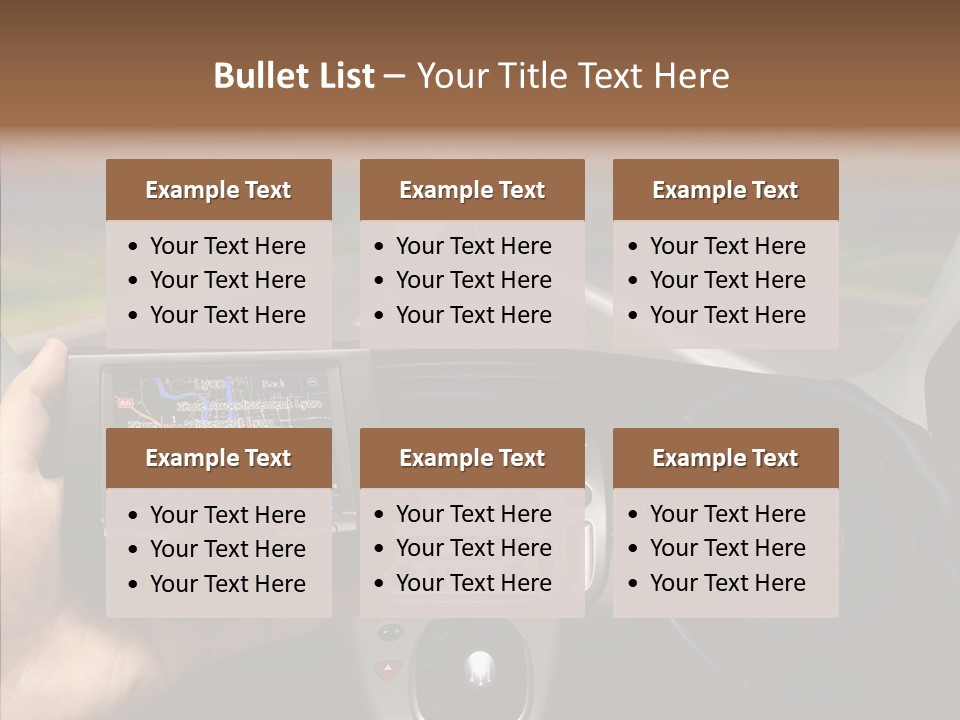 Drive Locate Controls PowerPoint Template