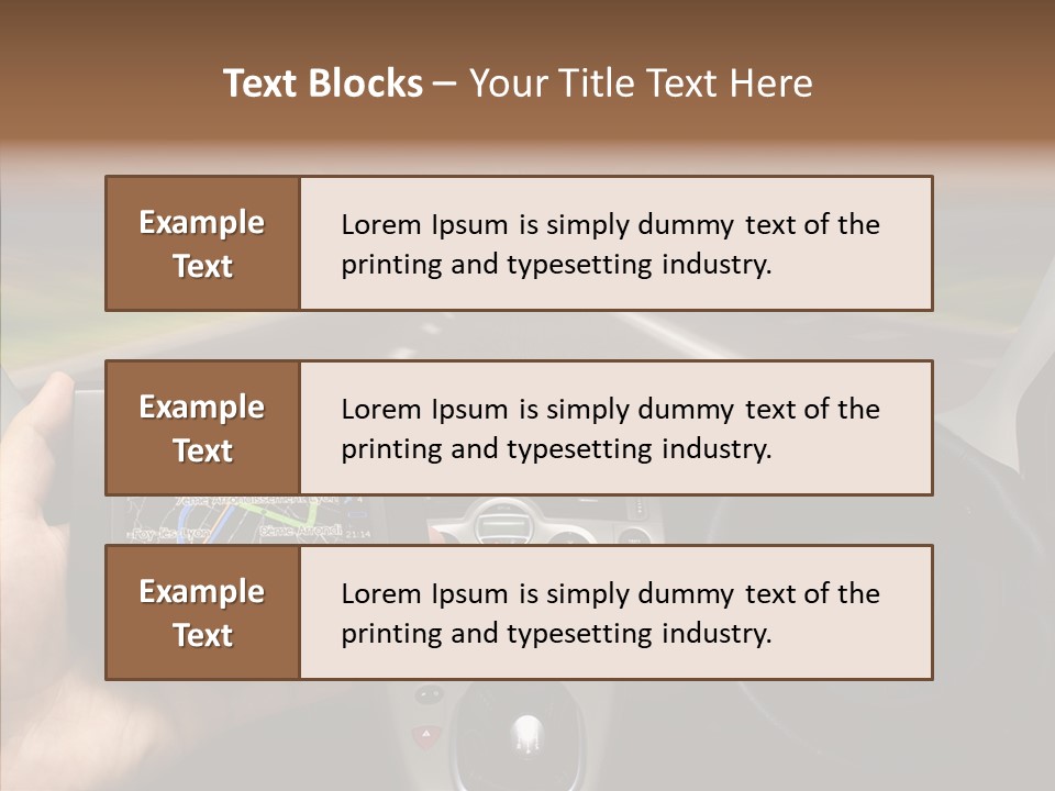 Drive Locate Controls PowerPoint Template