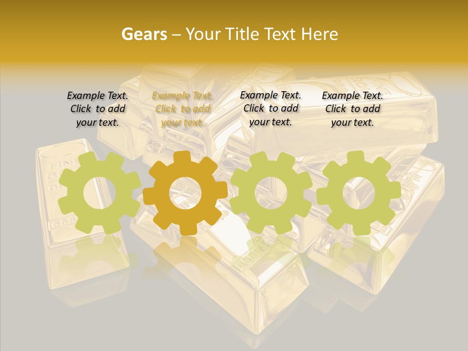 Luxury Golden Abstract PowerPoint Template