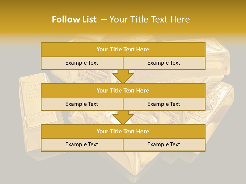 Luxury Golden Abstract PowerPoint Template