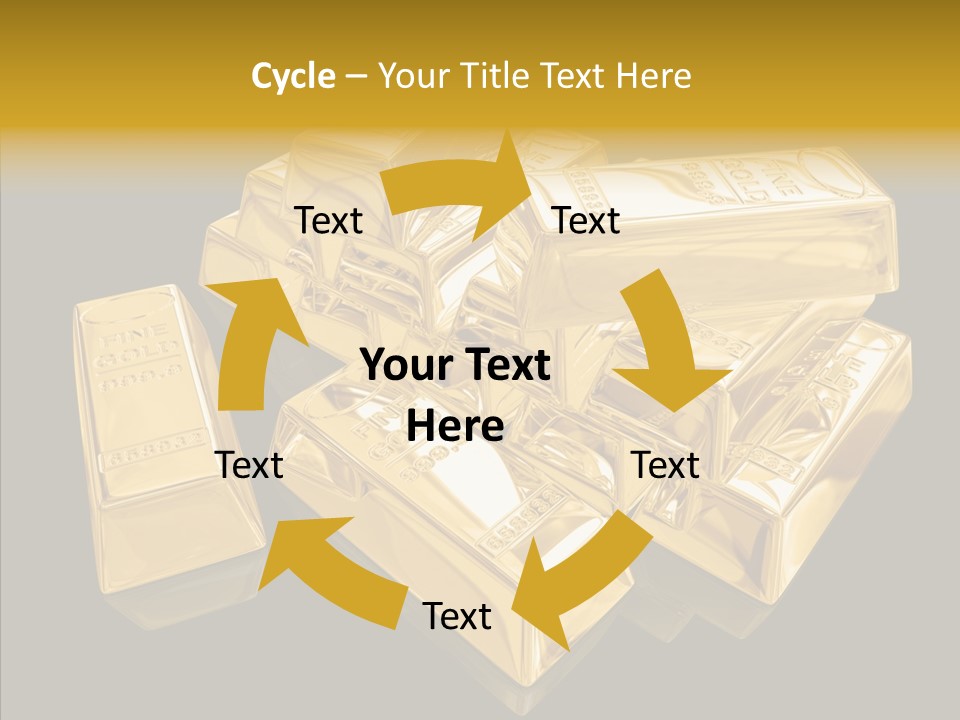 Luxury Golden Abstract PowerPoint Template