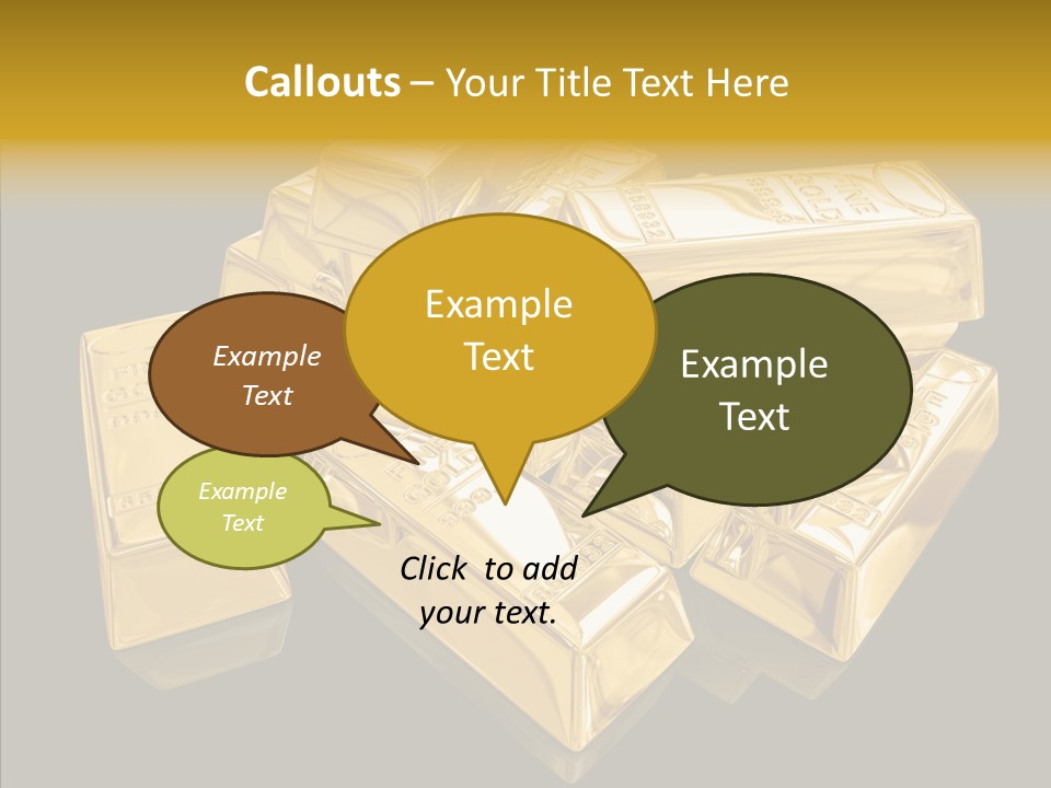 Luxury Golden Abstract PowerPoint Template