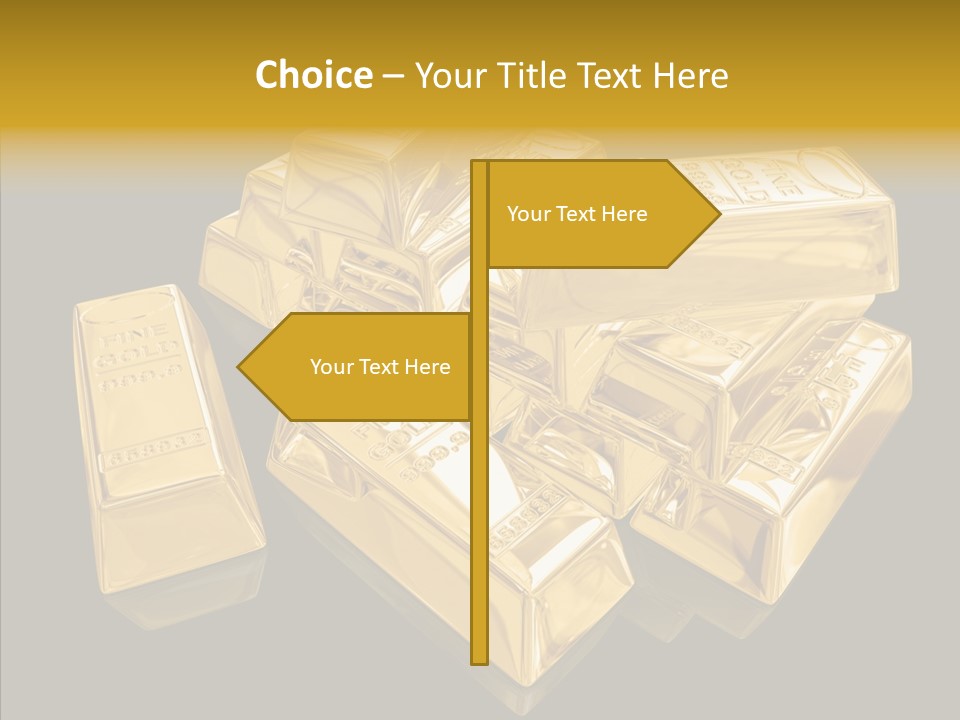 Luxury Golden Abstract PowerPoint Template