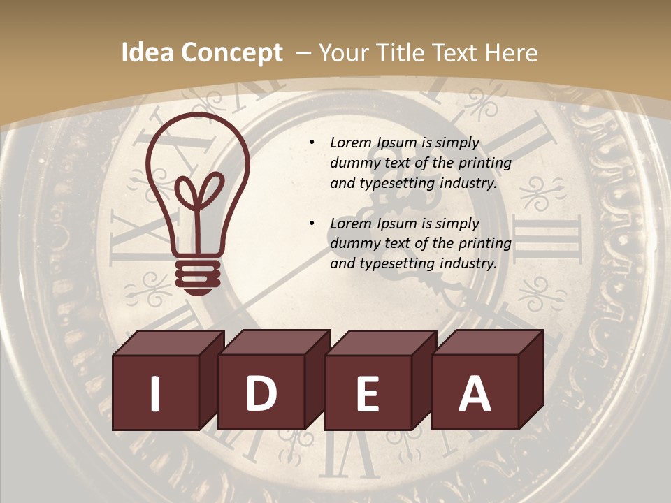 Sepia Eternity Nostalgia PowerPoint Template