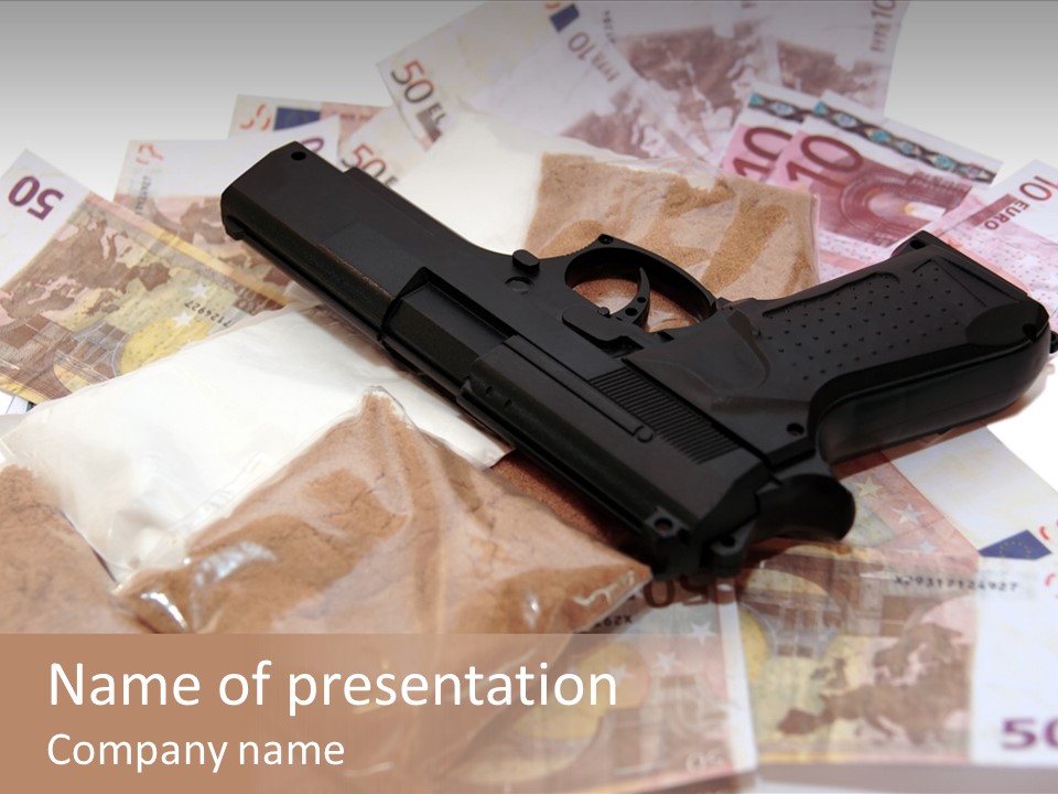 Gangster Killer Crack PowerPoint Template