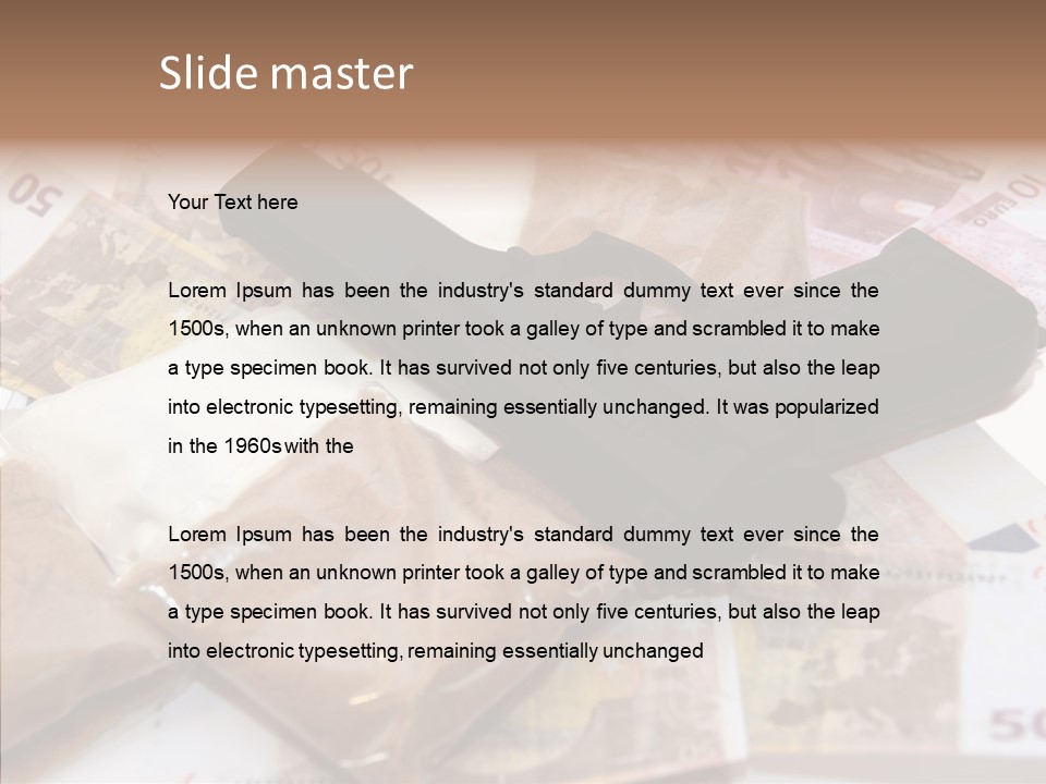 Gangster Killer Crack PowerPoint Template