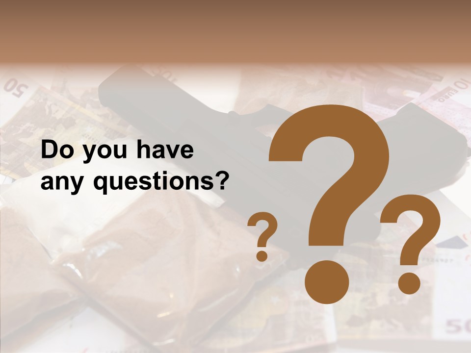 Gangster Killer Crack PowerPoint Template