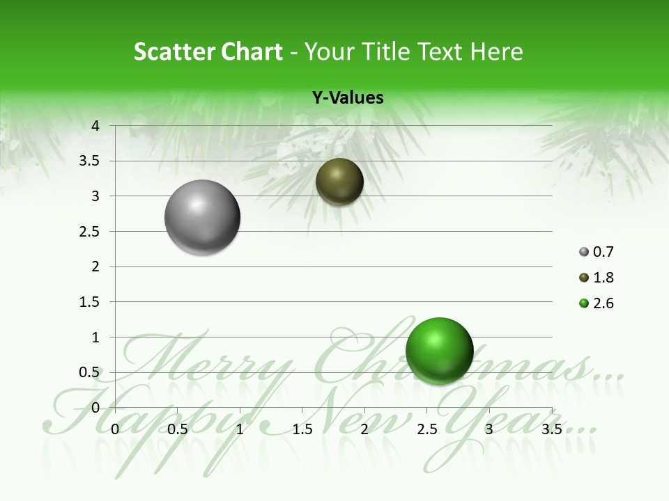 Spruce Branch Natal PowerPoint Template