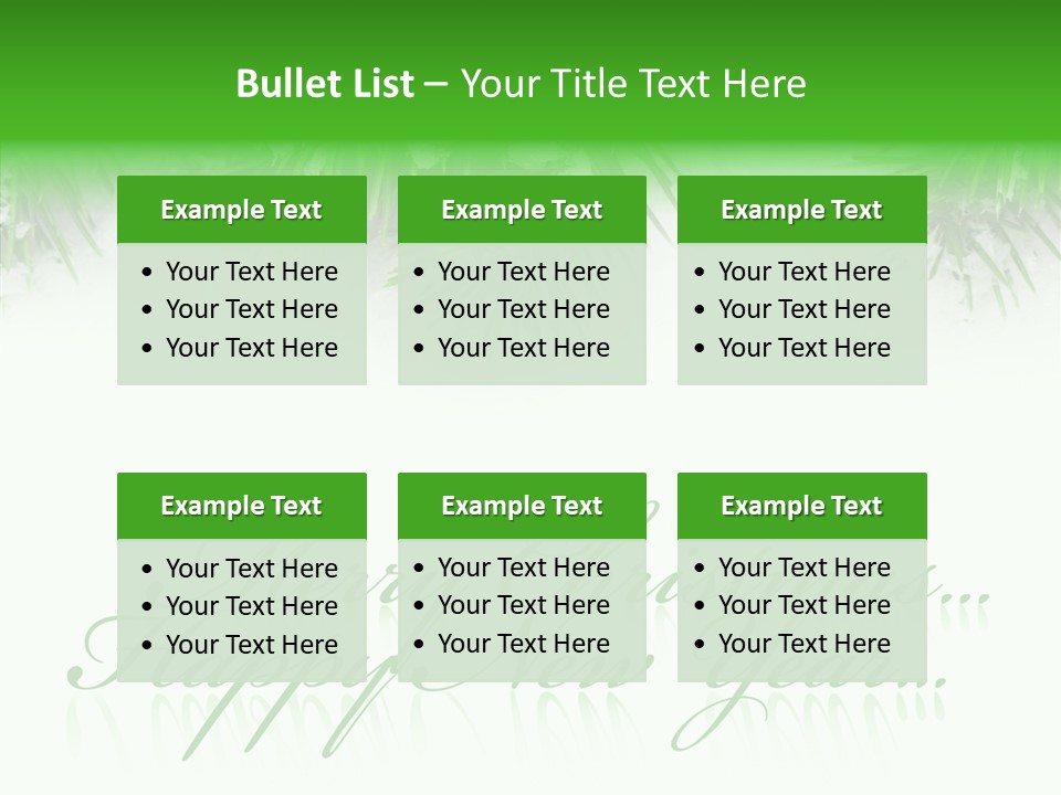 Spruce Branch Natal PowerPoint Template