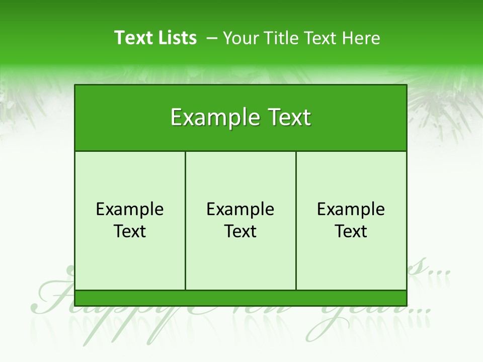 Spruce Branch Natal PowerPoint Template