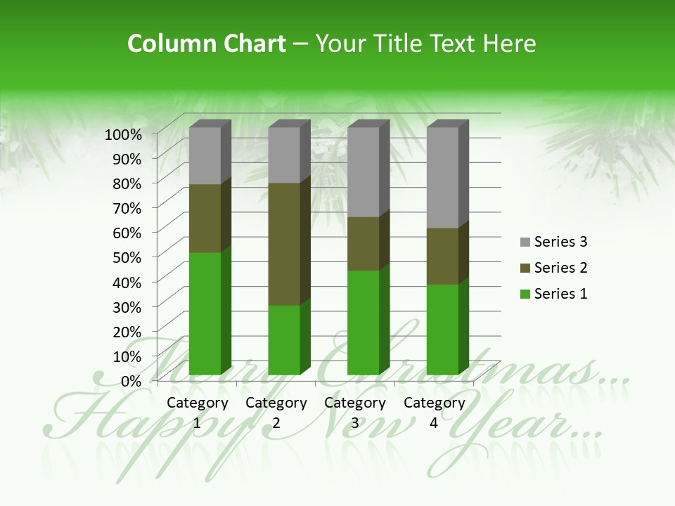 Spruce Branch Natal PowerPoint Template
