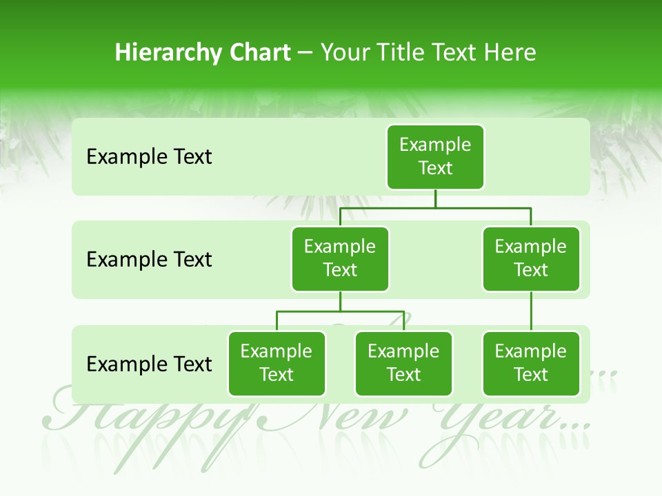 Spruce Branch Natal PowerPoint Template