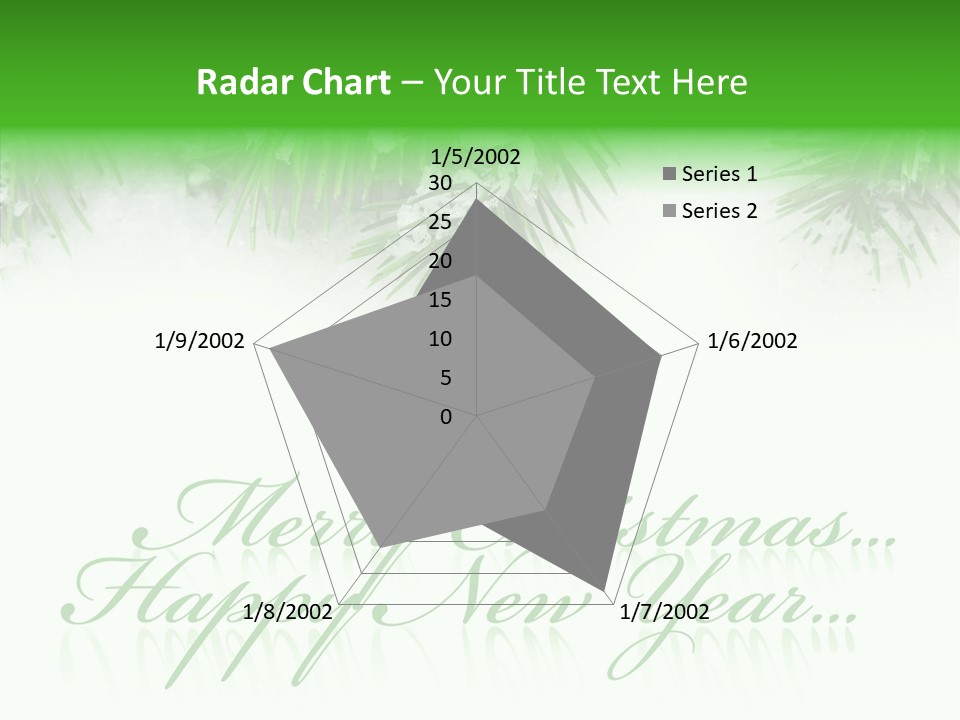 Spruce Branch Natal PowerPoint Template
