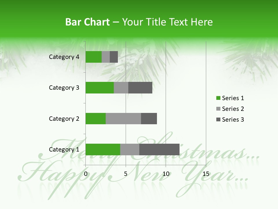 Spruce Branch Natal PowerPoint Template
