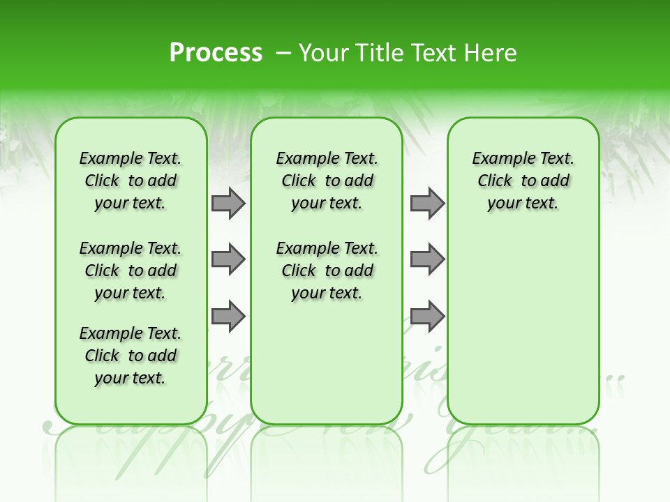 Spruce Branch Natal PowerPoint Template