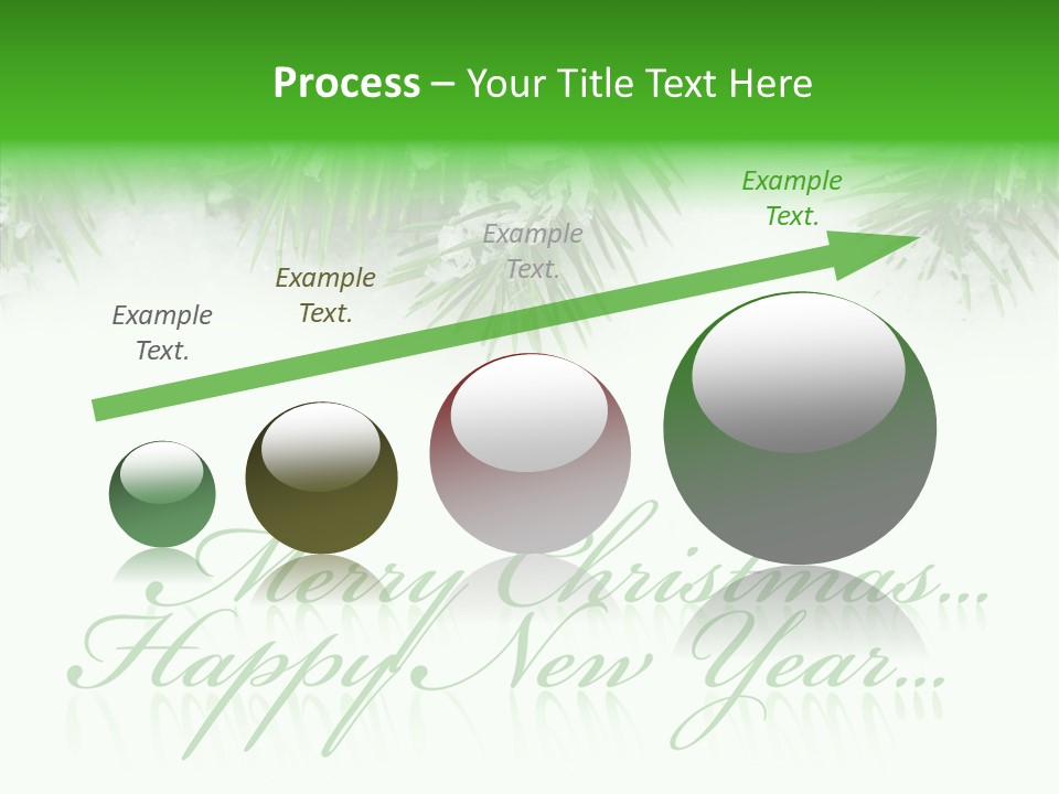 Spruce Branch Natal PowerPoint Template