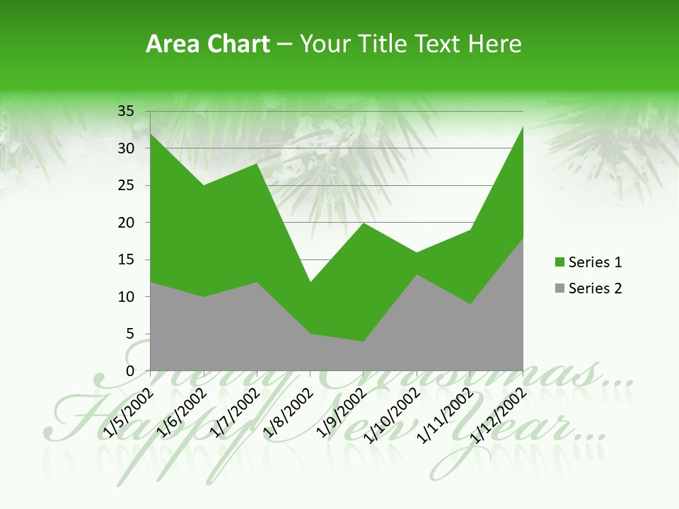 Spruce Branch Natal PowerPoint Template