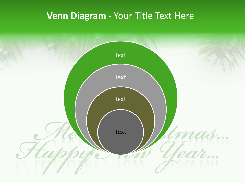 Spruce Branch Natal PowerPoint Template