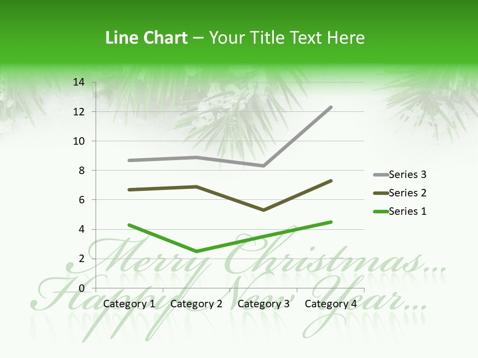 Spruce Branch Natal PowerPoint Template