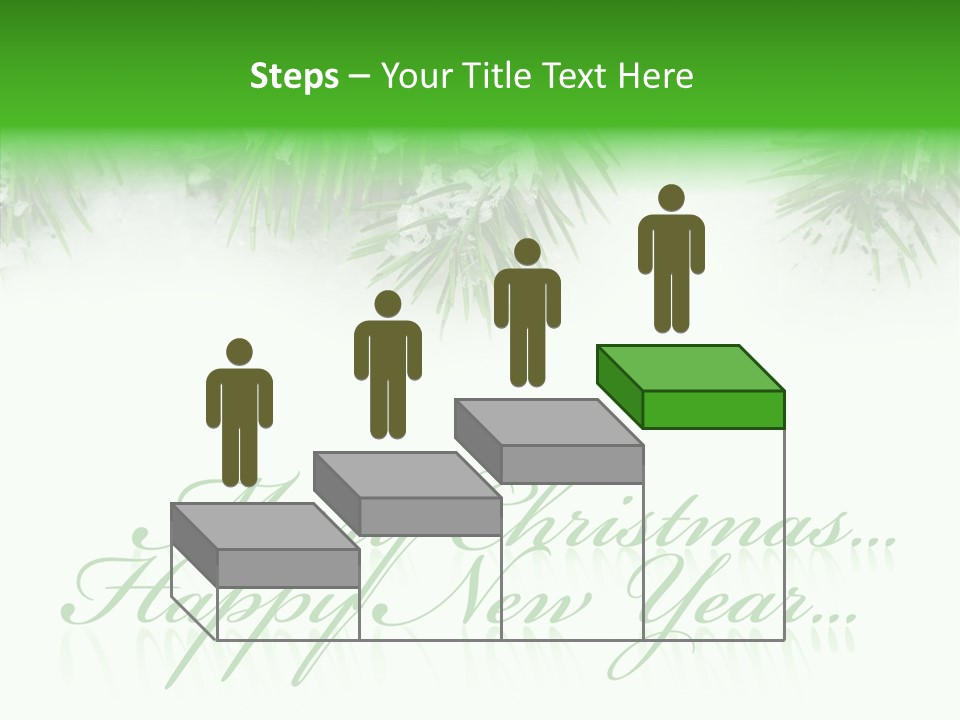 Spruce Branch Natal PowerPoint Template