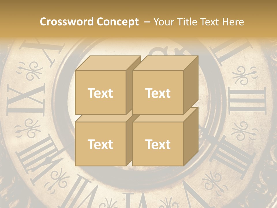 Vintage Countdown Concept PowerPoint Template