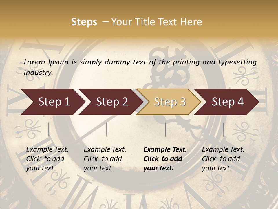 Vintage Countdown Concept PowerPoint Template
