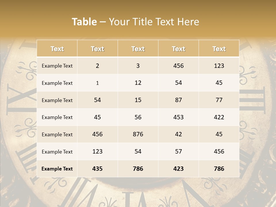Vintage Countdown Concept PowerPoint Template