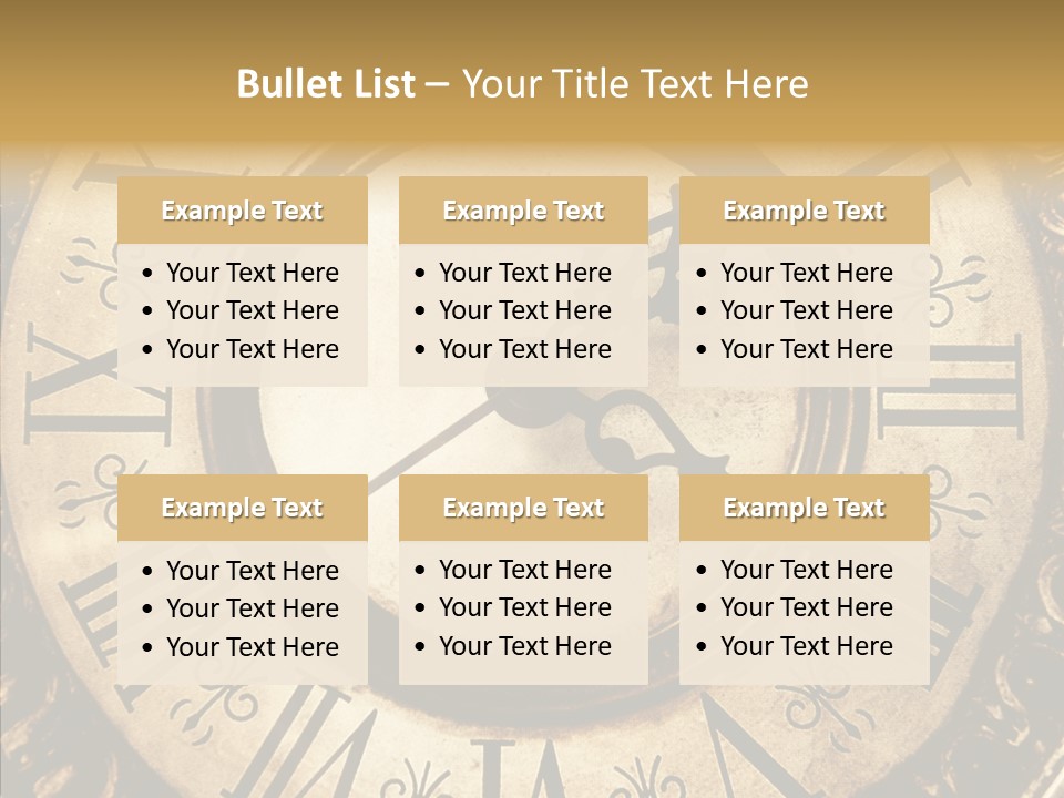 Vintage Countdown Concept PowerPoint Template