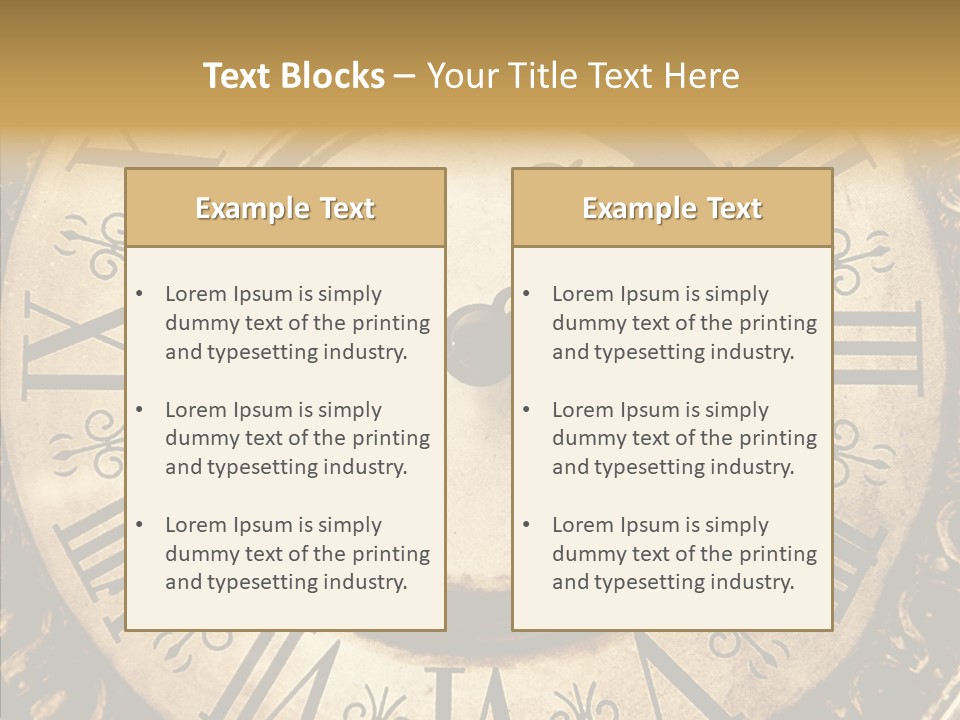 Vintage Countdown Concept PowerPoint Template