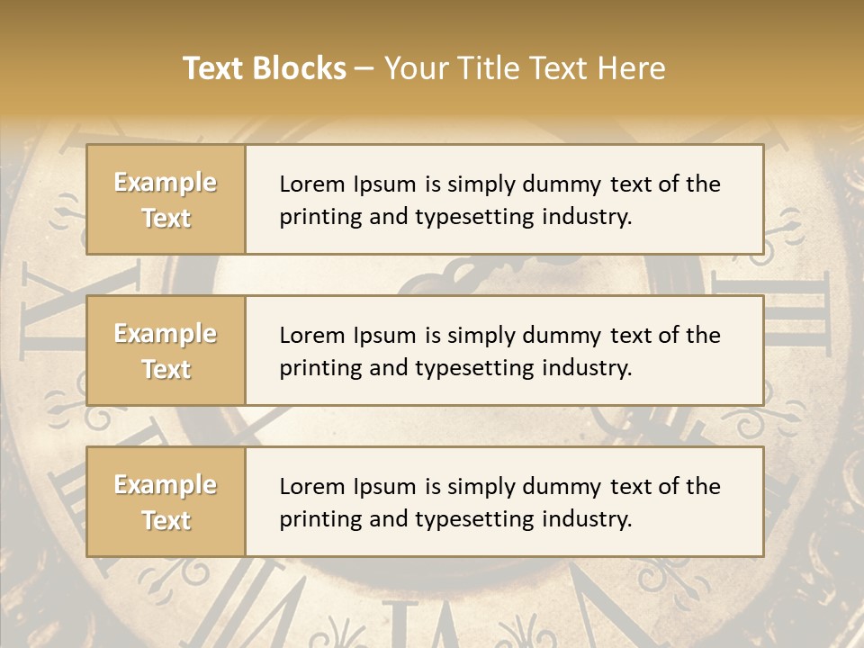 Vintage Countdown Concept PowerPoint Template
