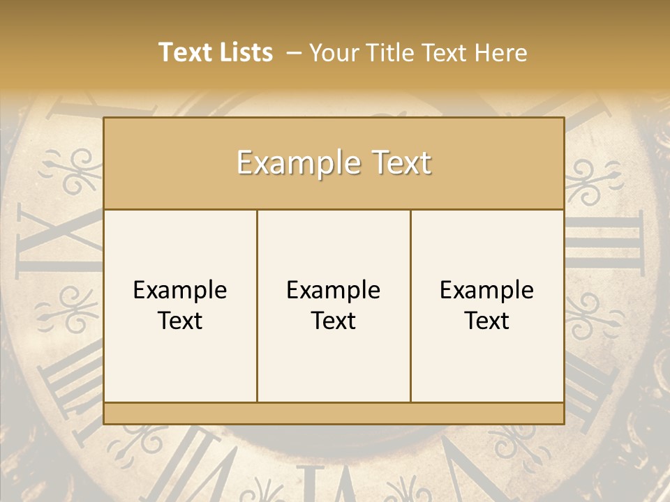 Vintage Countdown Concept PowerPoint Template