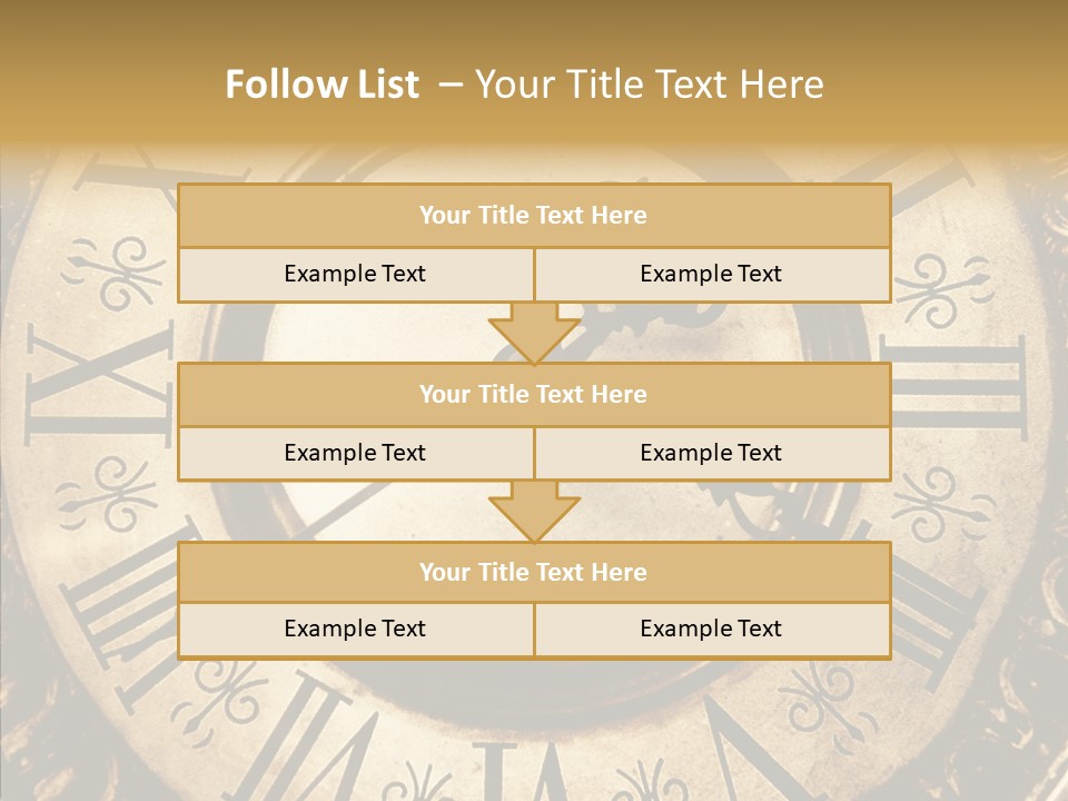Vintage Countdown Concept PowerPoint Template